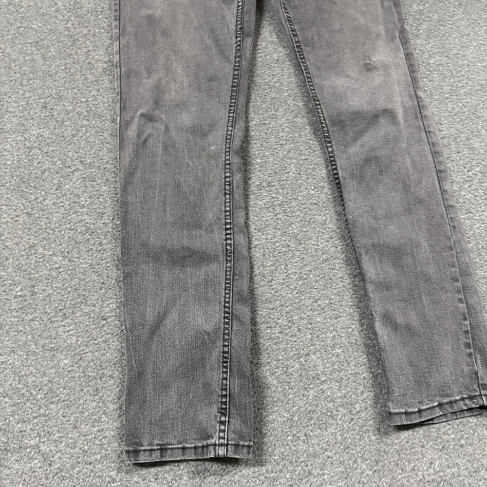 Modern Levis 512 Slim Taper Jeans Boys 16 Gray Good Washed Denim Pants - Picture 3 of 8